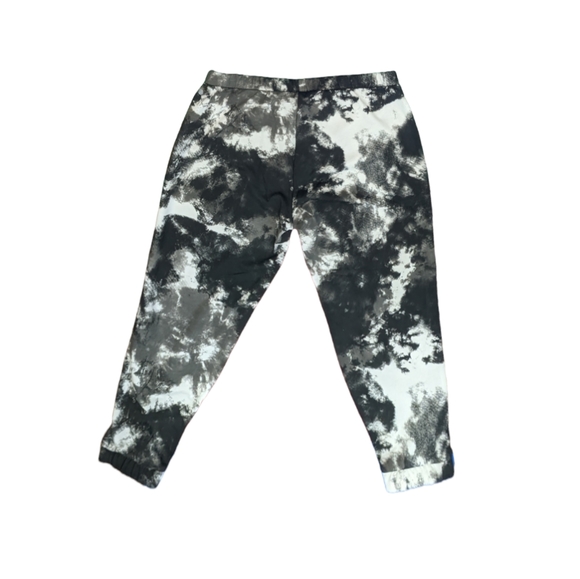 NWOT Zella Nordstrom Black Tie Dye Cotton-blend Sweatpants Size XL - Picture 1 of 8